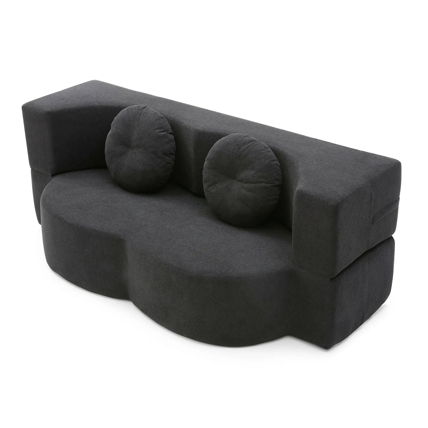 2-in-1 Folding Sofa Bed with Pillow by HouseOfZazla