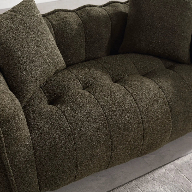 Cozy Beanbag Chair With High Resilience Foam Core For 2 by HouseOfZazla