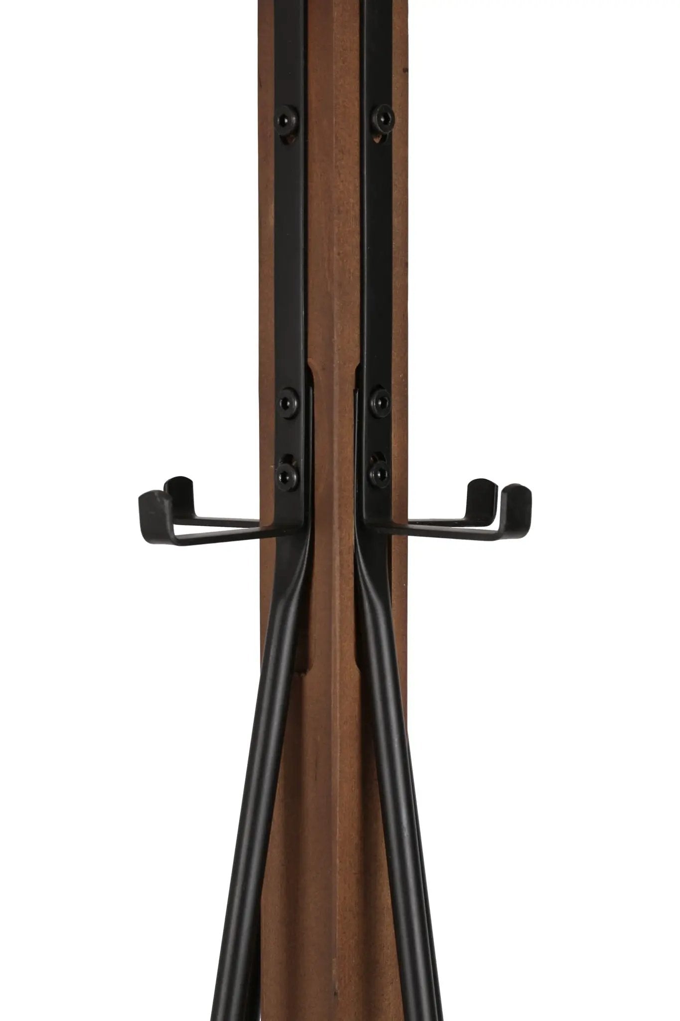 Reclaimed Wood And Metal Freestanding Coat Rack With Hooks Use In Bedroom, Living Room - Natural by Unique Piece Furniture