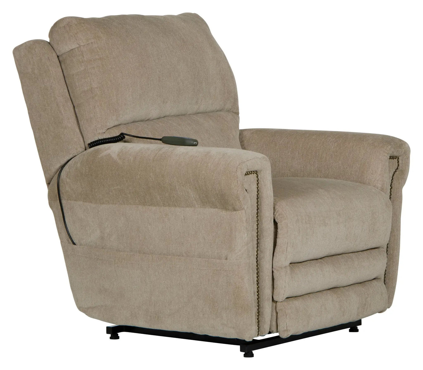 Warner - Power Headrest With Lumbar Power Lay Flat Recliner by Unique Piece Furniture