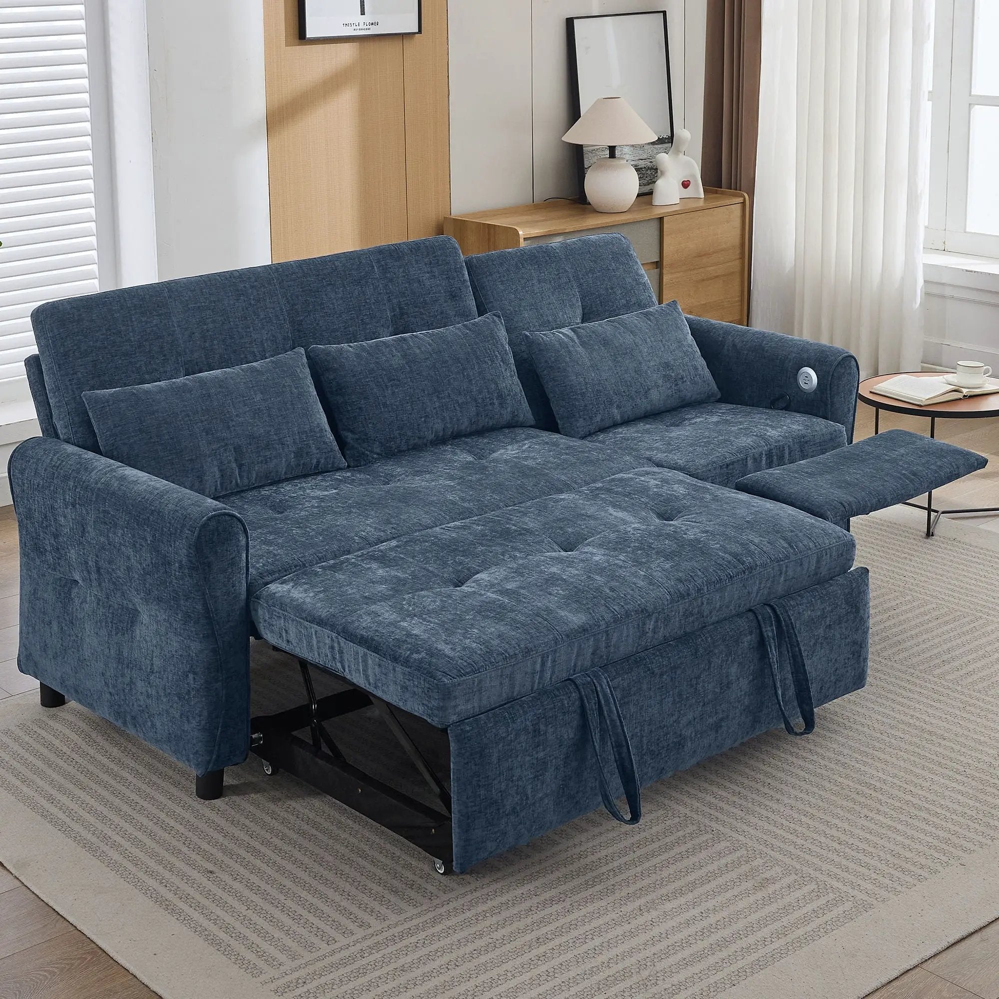 3 Seater Sofa Bed And Reversible Recliner by HouseOfZazla