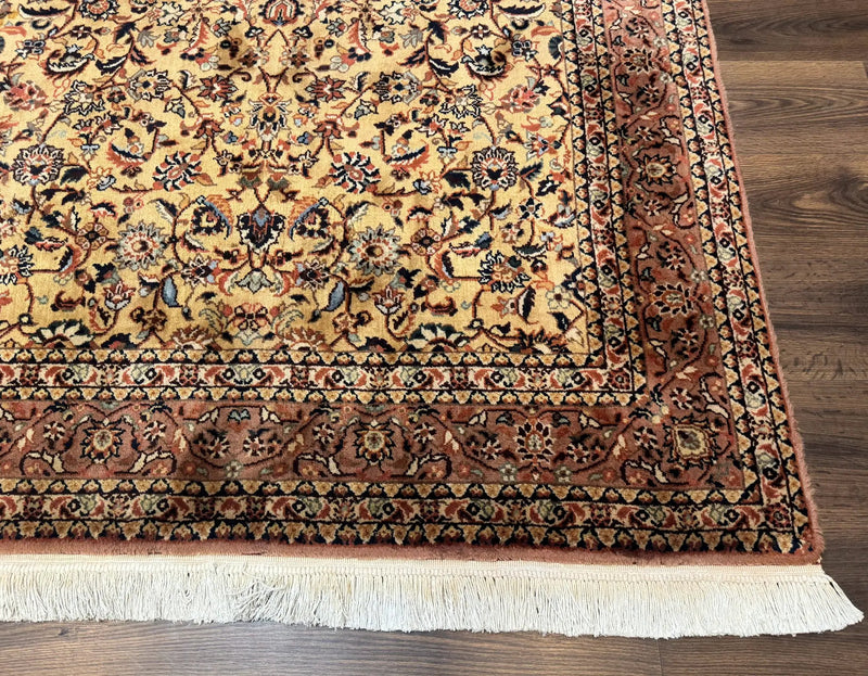 Indo Persian Rug 5x8, Light Tan/Camel, Allover Design by Jewel Rugs