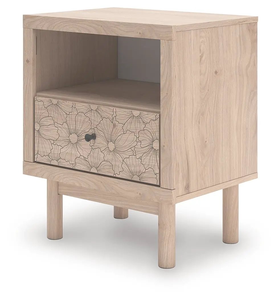 Arloster - One Drawer Night Stand - Tan by Unique Piece Furniture