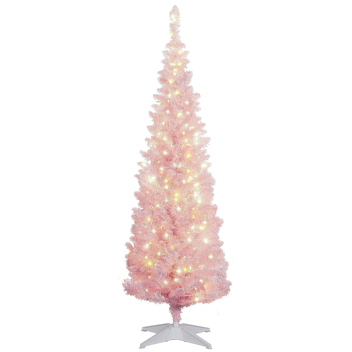 Pink 5ft Pencil Christmas Tree by HouseOfZazla