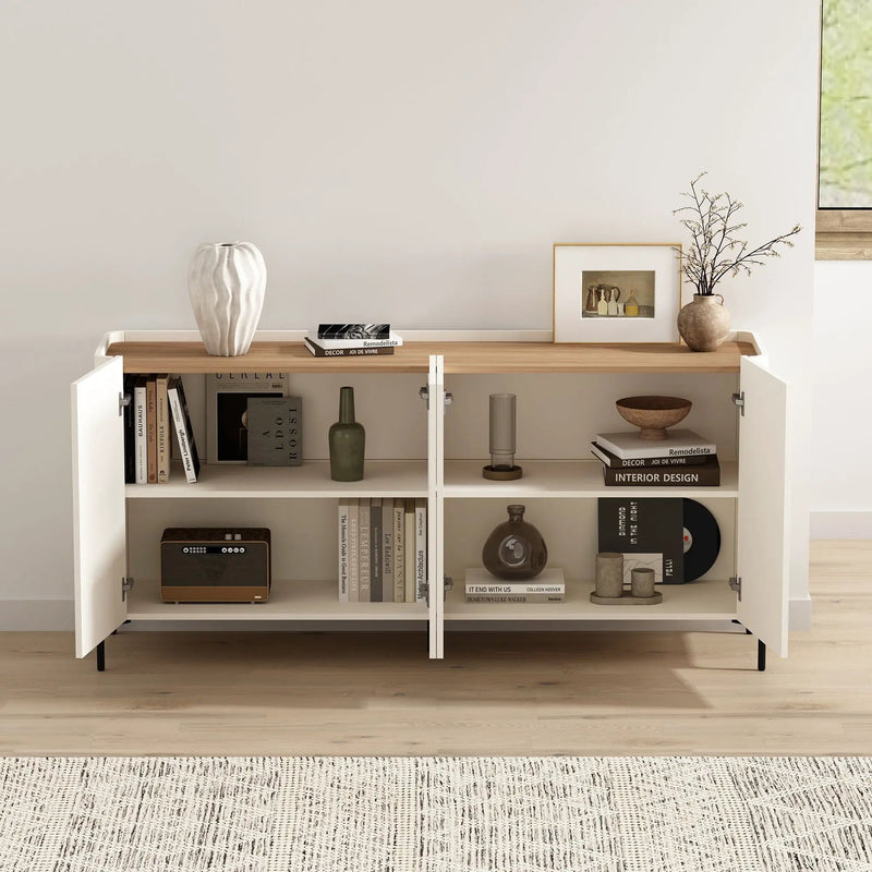 Abbey - Sideboard With Adjustable Shelves by HouseOfZazla