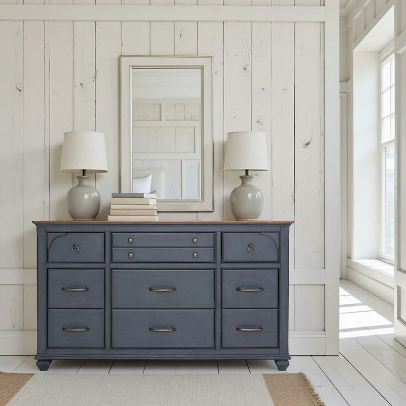 Dresser - Blue by Unique Piece Furniture