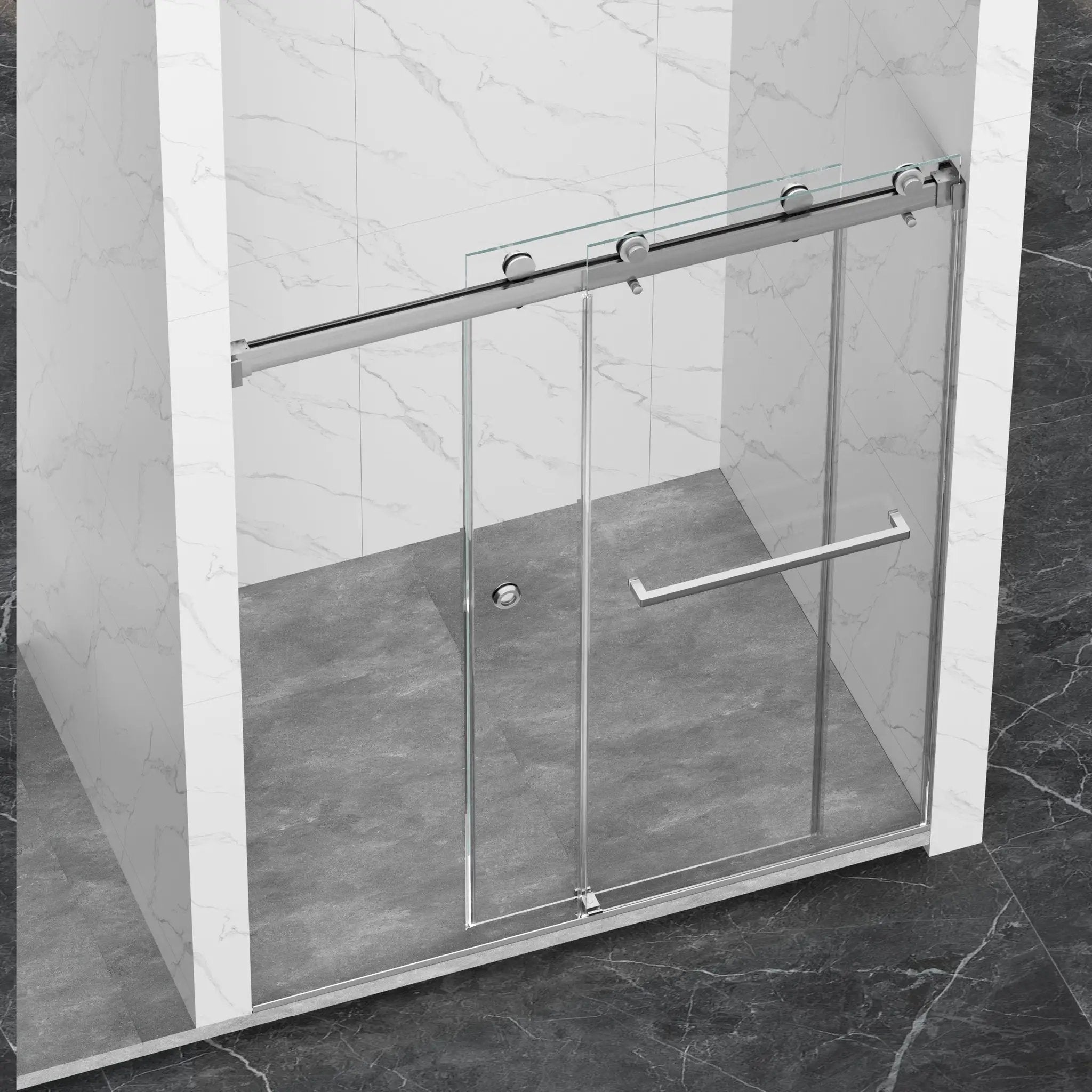 55-59" x 72" Frameless Shower Door by HouseOfZazla