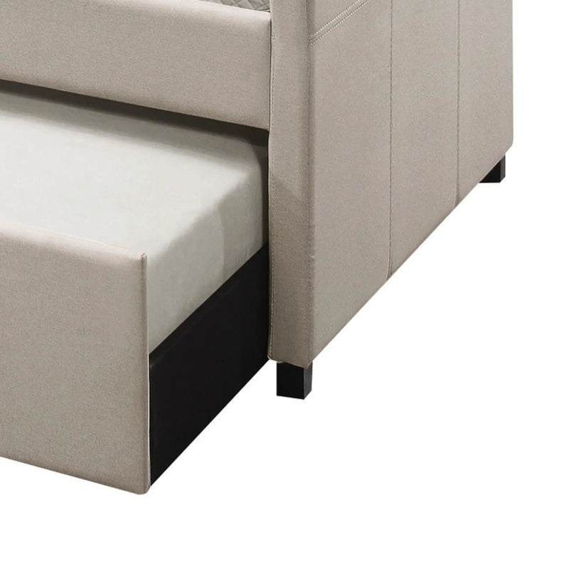 Jagger - Twin Daybed With Trundle - Fog by HouseOfZazla