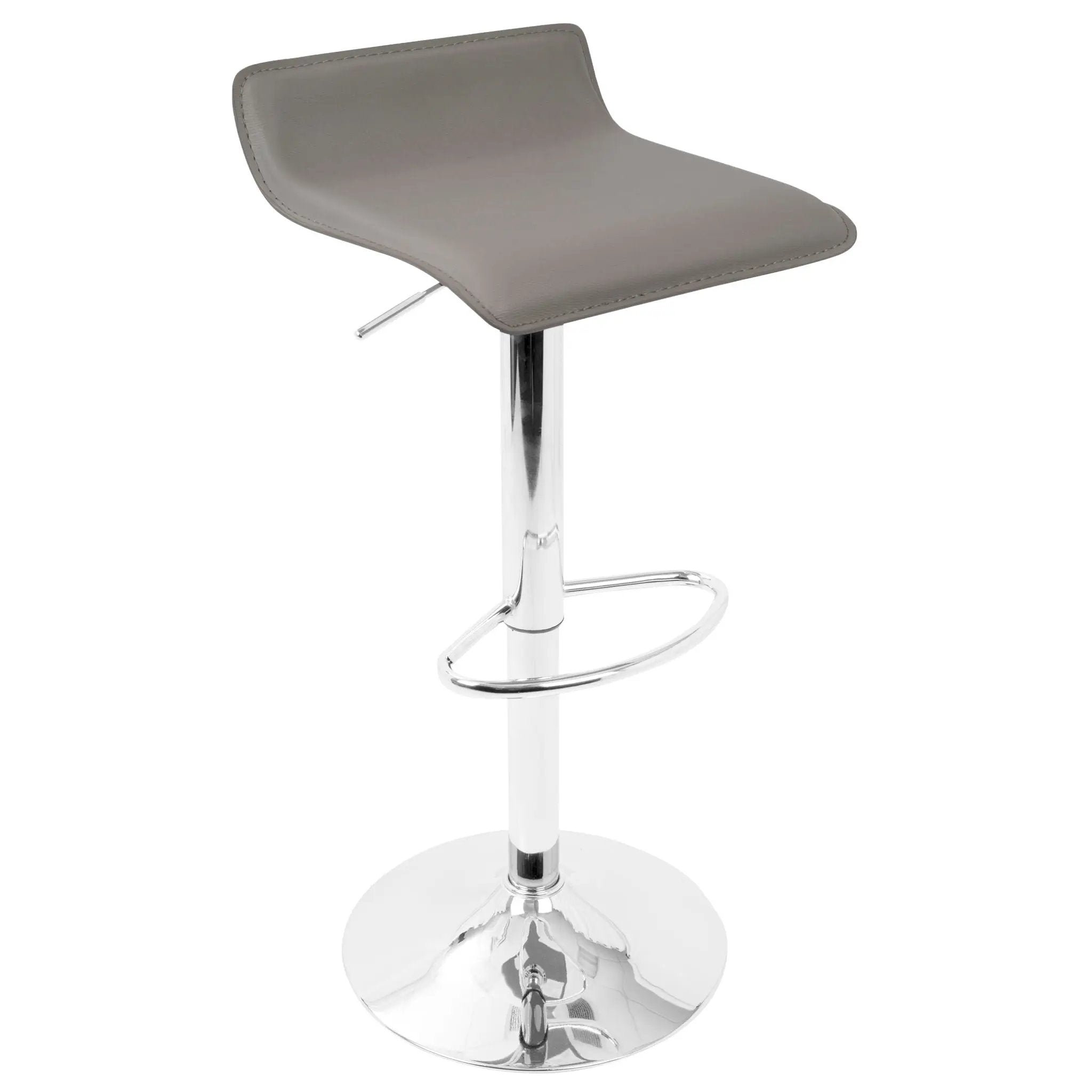 Ale - 3 Piece Bar Set Bistro Square Contemporary Adjustable Oval Footrest by HouseOfZazla