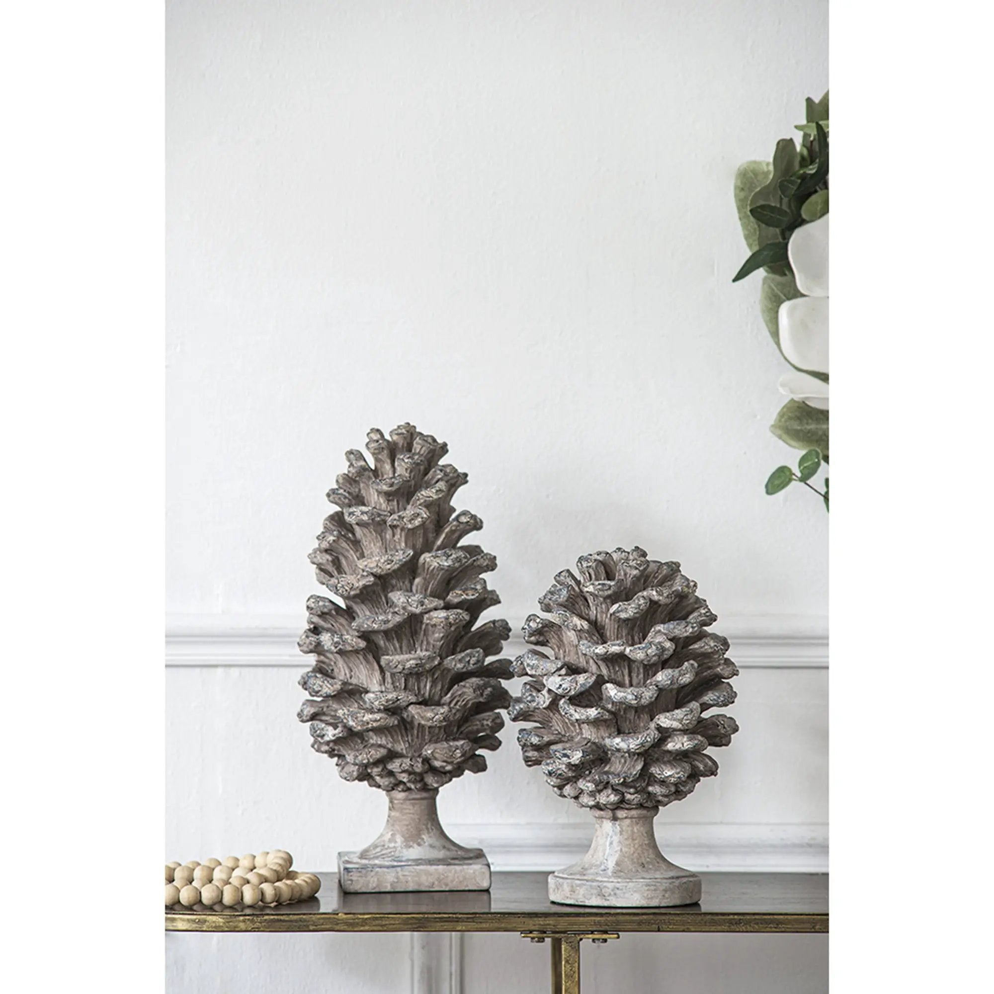 D7x10.5" Table Decor, Pinecone by HouseOfZazla