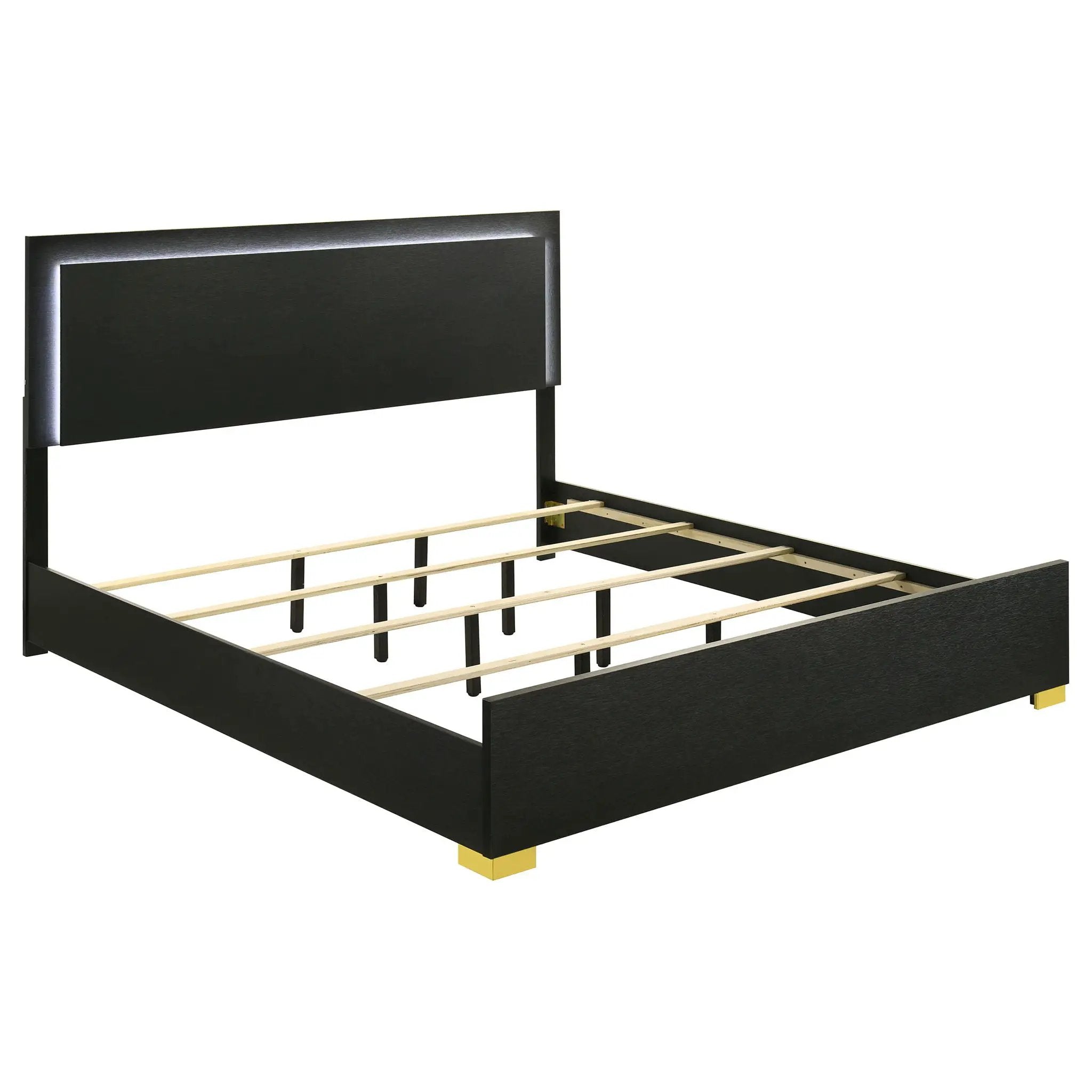 Marceline 4-piece Eastern King Bedroom Set Black by Unique Piece Furniture