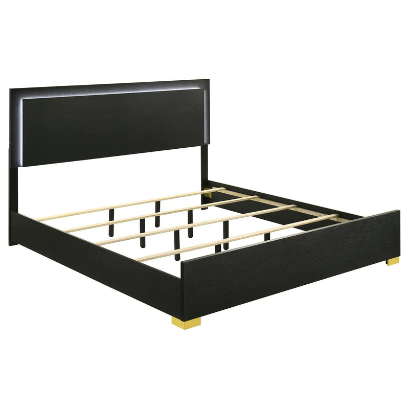 Marceline 4-piece Eastern King Bedroom Set Black by Unique Piece Furniture