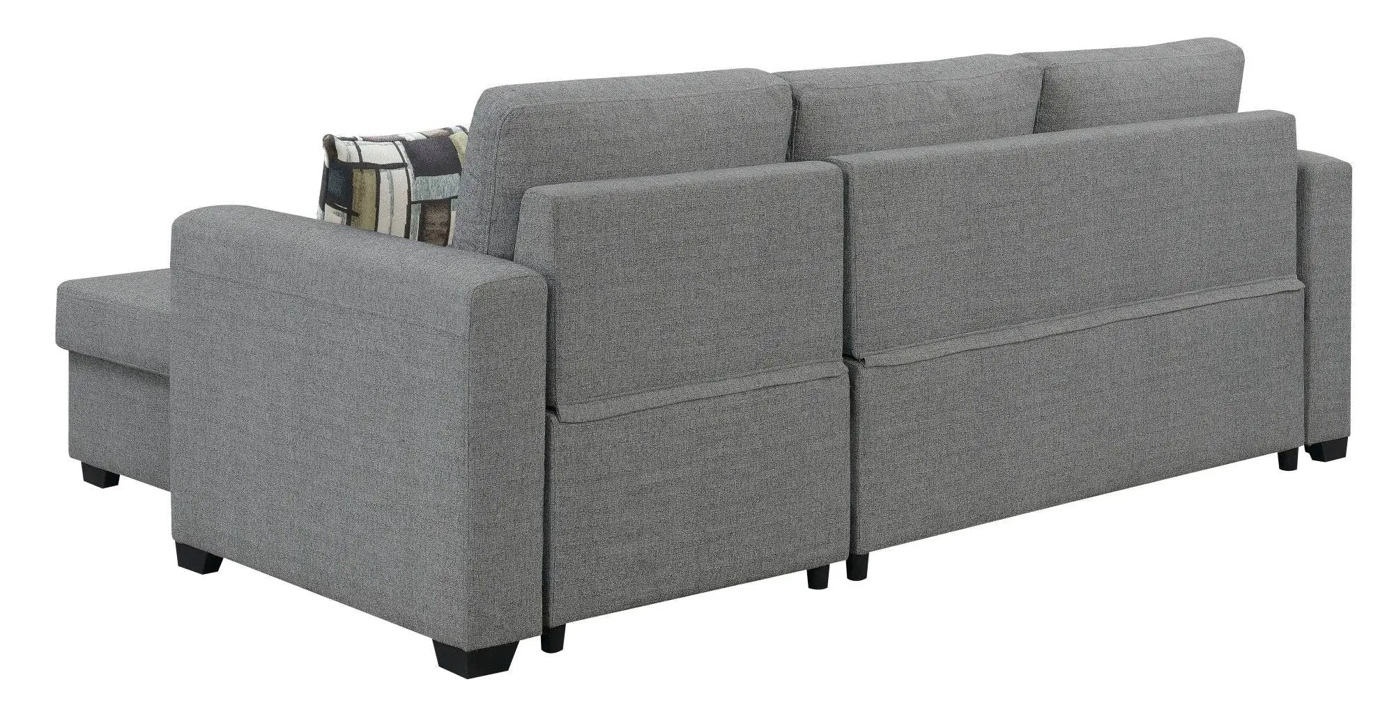 Pensole - Reversible Pop - Up Sleeper Sectional by Unique Piece Furniture