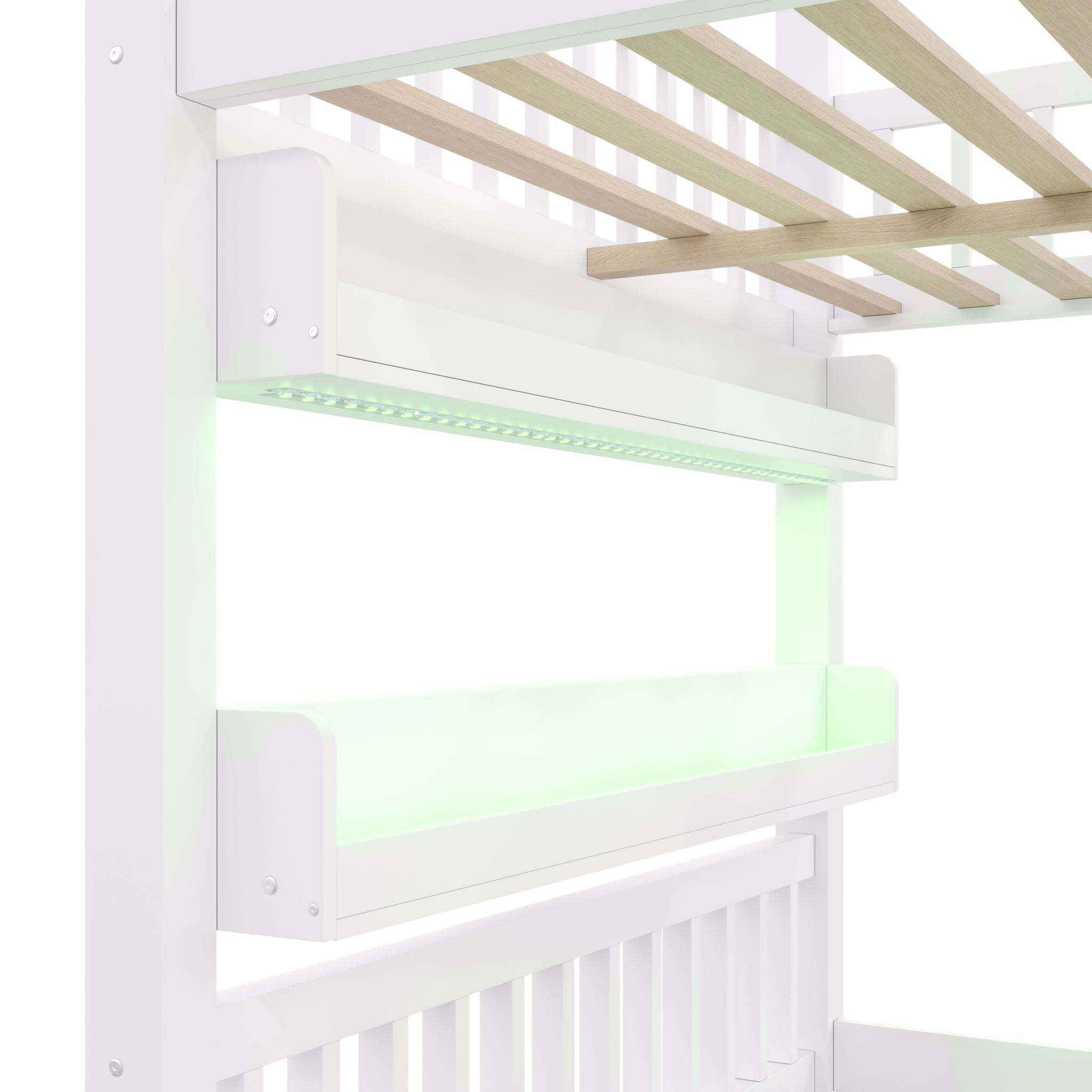 House Bed With Built-In LED Shelf Light by HouseOfZazla