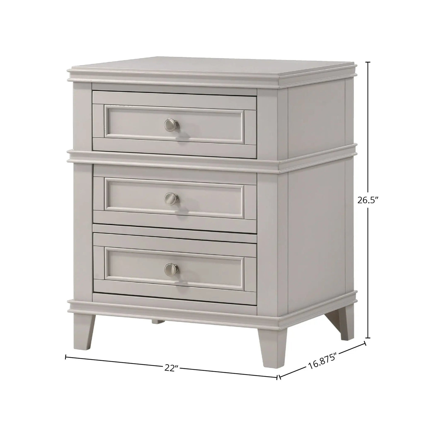 3 Drawer Nightstand With USB by Unique Piece Furniture