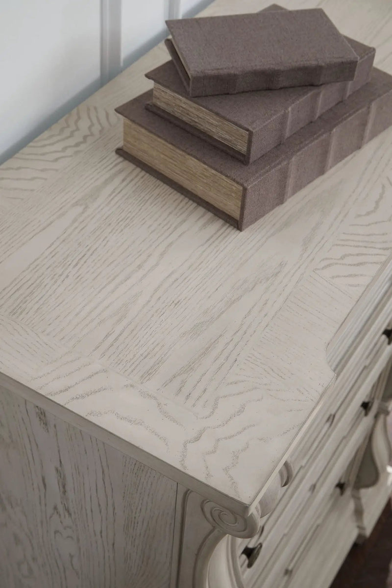 Bruchandi - Five Drawer Chest - Antique White by Unique Piece Furniture