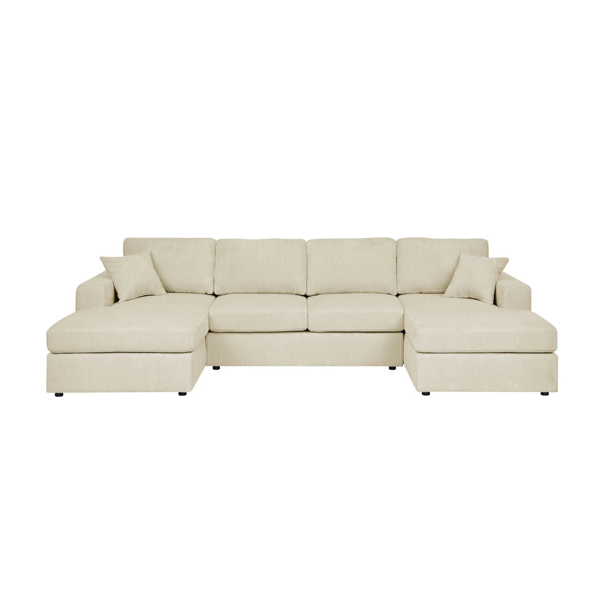 3 Piece Double Chaise Sectional Sofa by HouseOfZazla