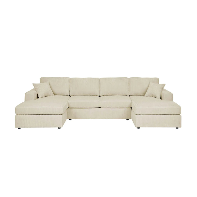 3 Piece Double Chaise Sectional Sofa by HouseOfZazla