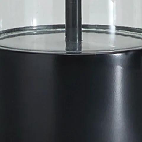 Kerrbrook - Glass Table Lamp - Clear / Black by Unique Piece Furniture