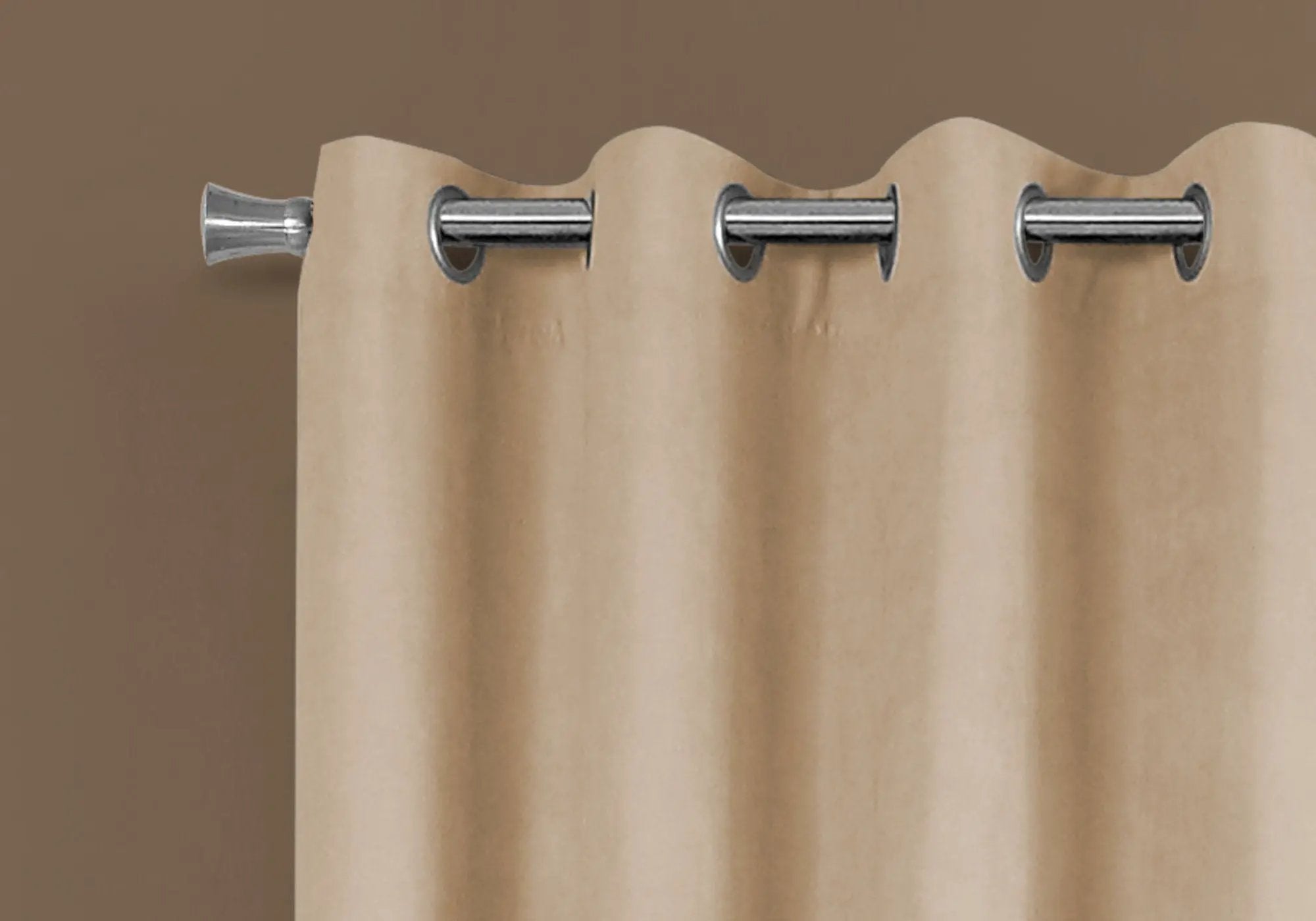2 Pieces Set, Curtain Panel, Room Darkening, Grommet by Unique Piece Furniture
