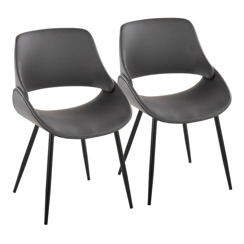 Fabrico - Mid-Century Modern Dining Chair (Set of 2) by HouseOfZazla