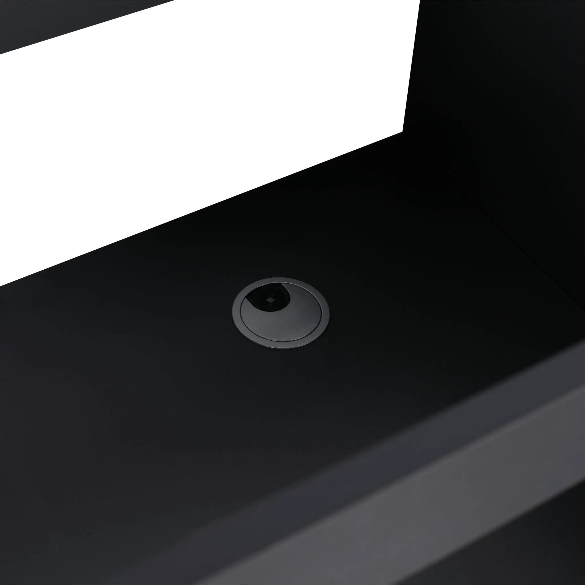 Contemporary Freestanding Bathroom Vanity With Resin Sink & Soft-Close Cabinet Doors by HouseOfZazla
