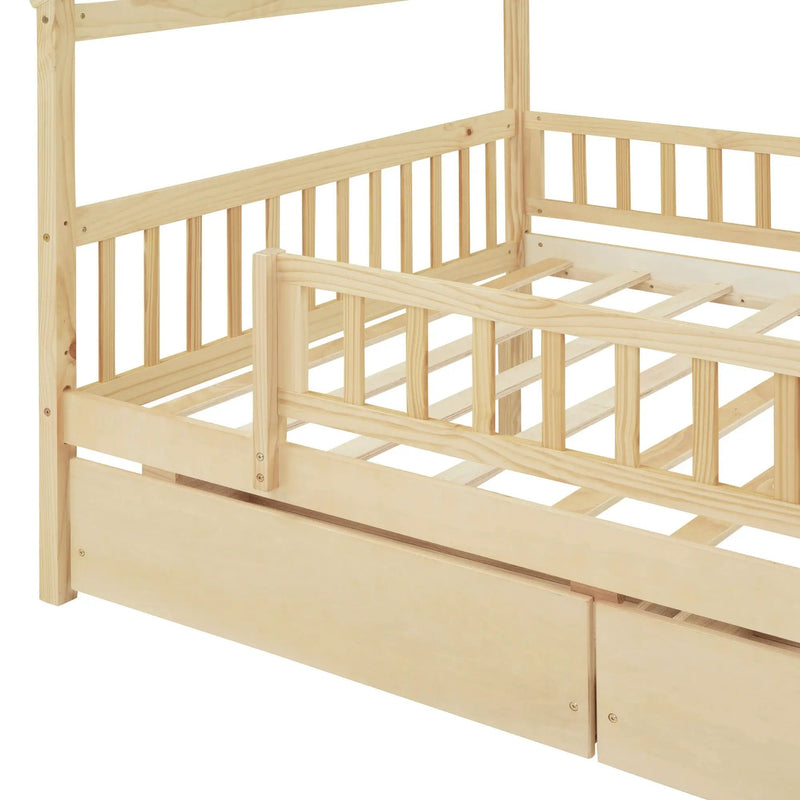House Bed With 2 Drawers by HouseOfZazla