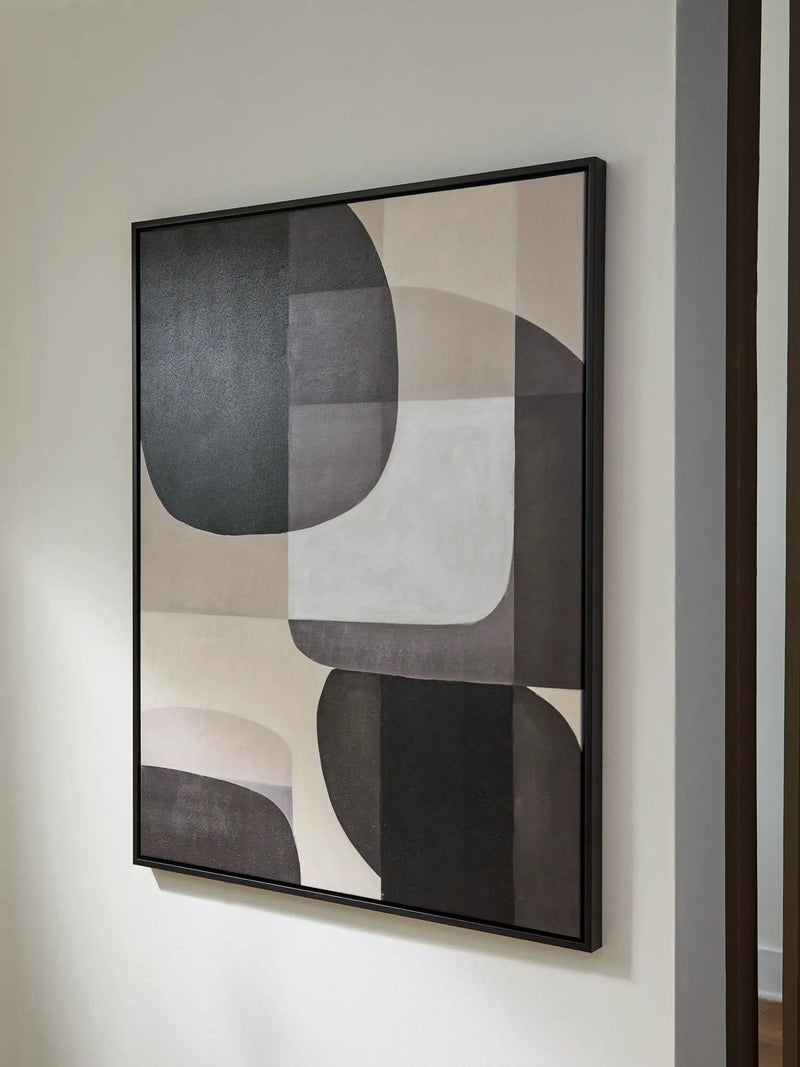 Kesleigh - Wall Art - Black / White by Unique Piece Furniture