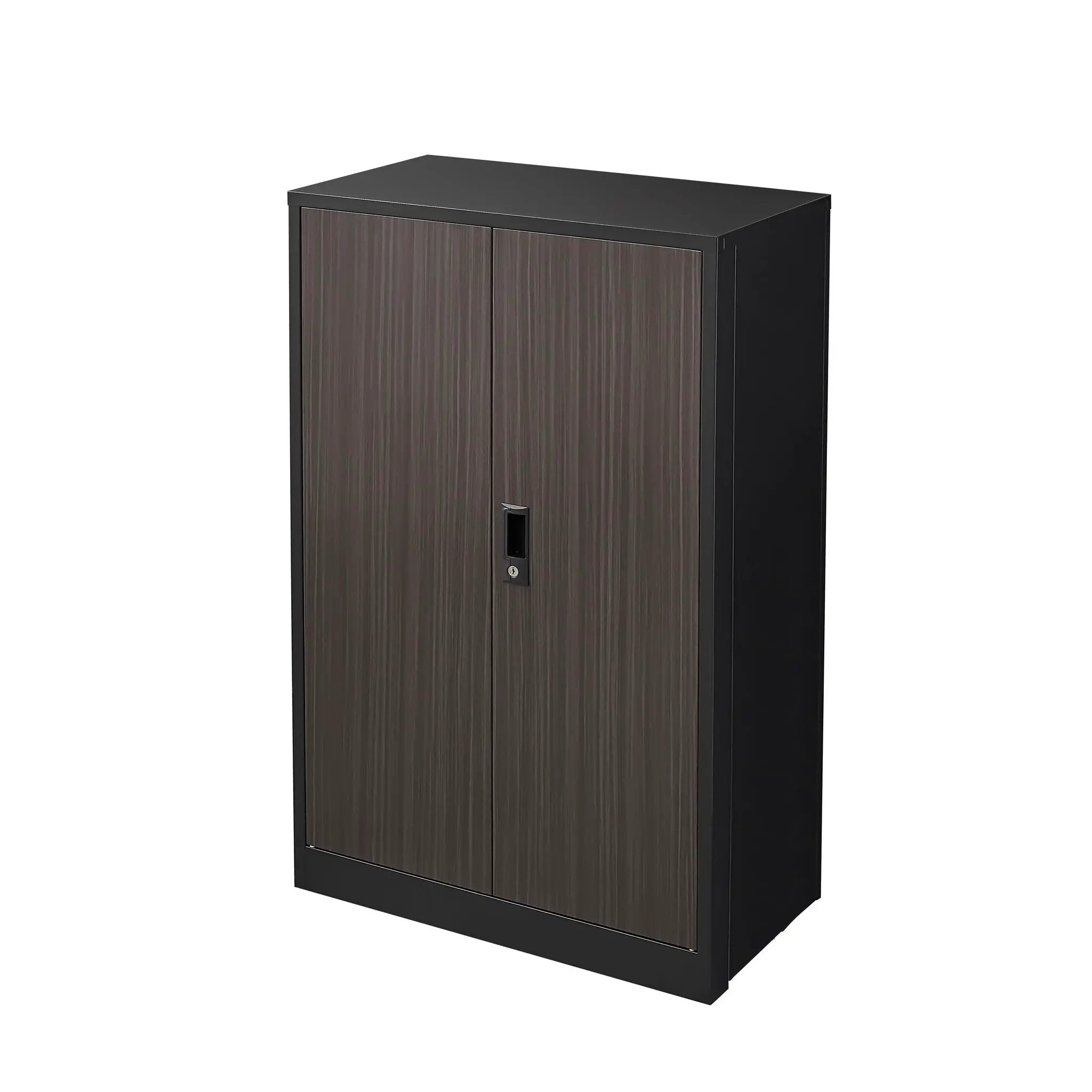 Metal Storage Cabinet With Locking Doors And Adjustable Shelf, Folding Filing Storage Cabinet, Folding Storage Locker Cabinet For Home Office, School, Garage by HouseOfZazla