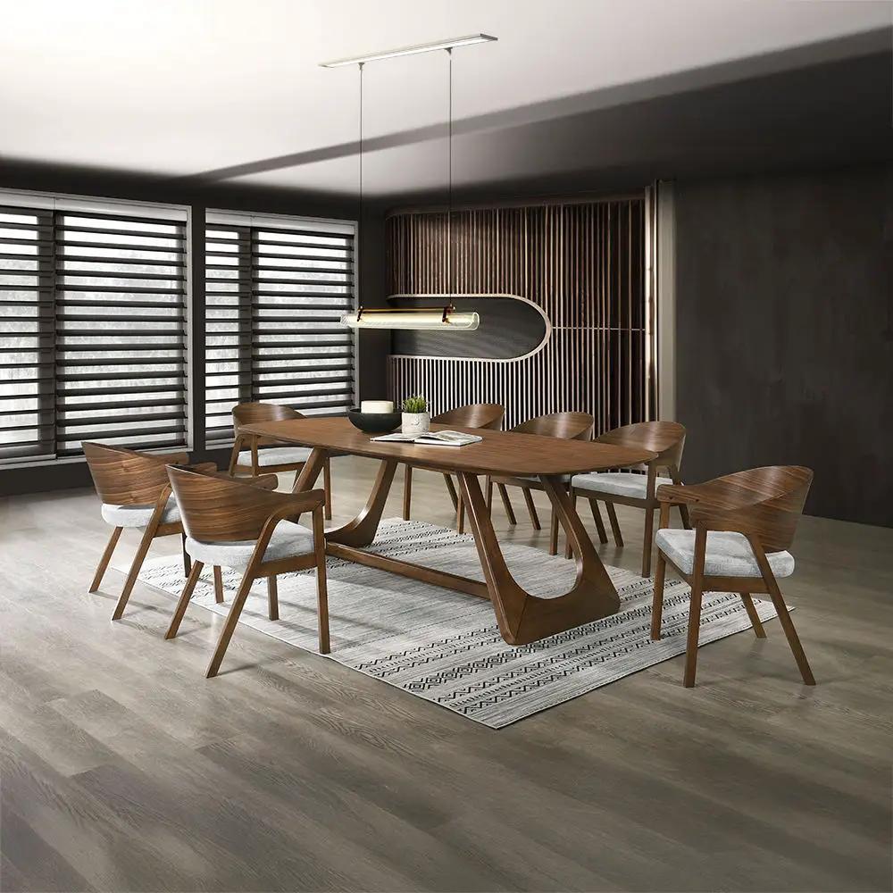 Hoyte - Arm Chair (Set of 2) - Walnut by Unique Piece Furniture