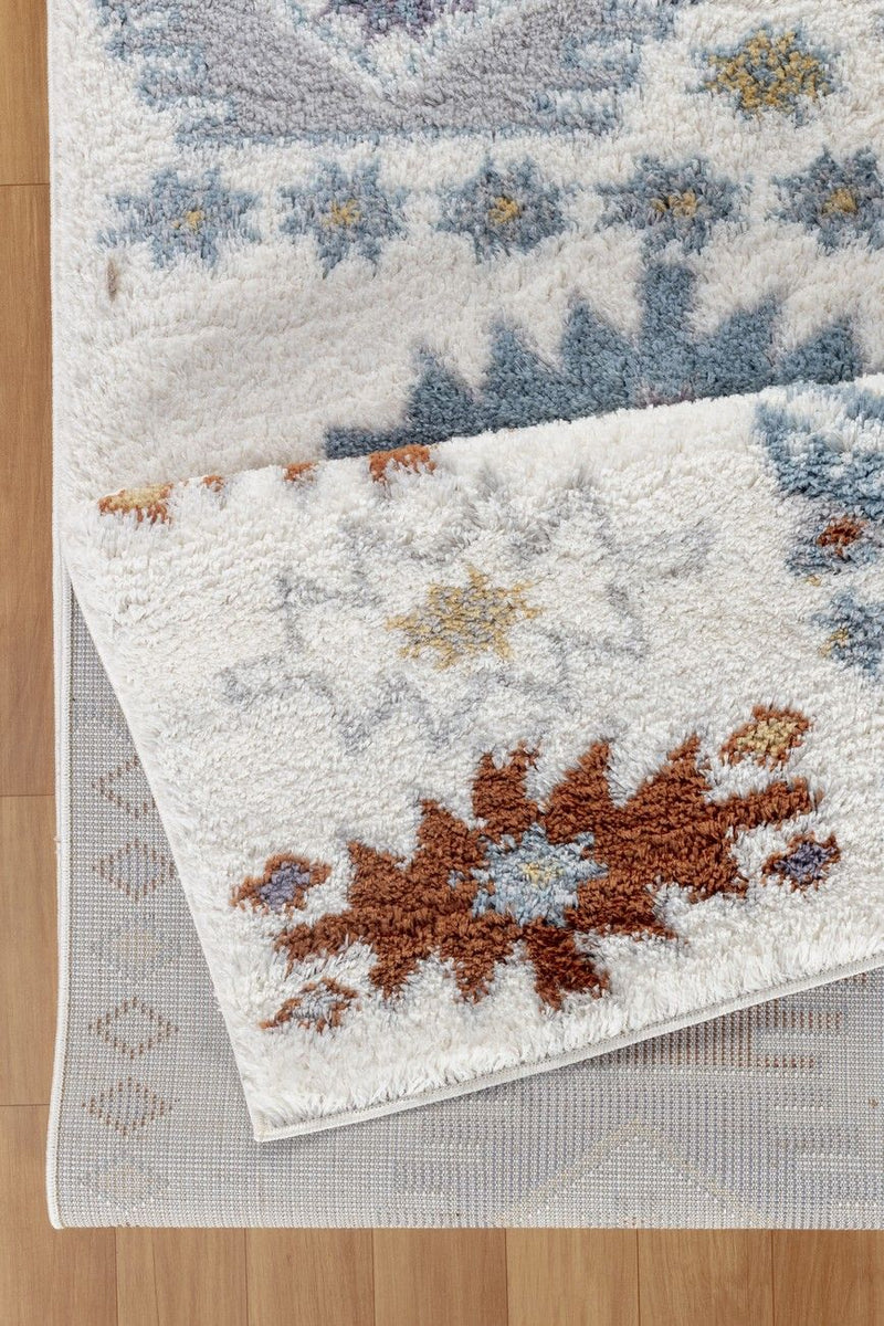 Loft Shag - 7'10" X 9'10" Shaggy Area Rug - Ivory by HouseOfZazla