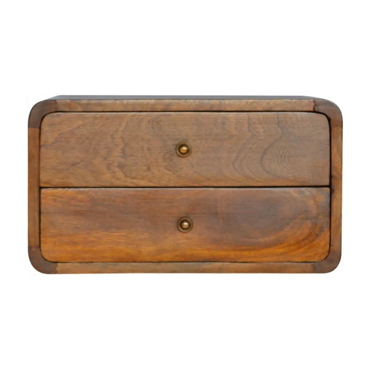 Curved Wall Mounted Bedside Nightstand by Unique Piece Furniture