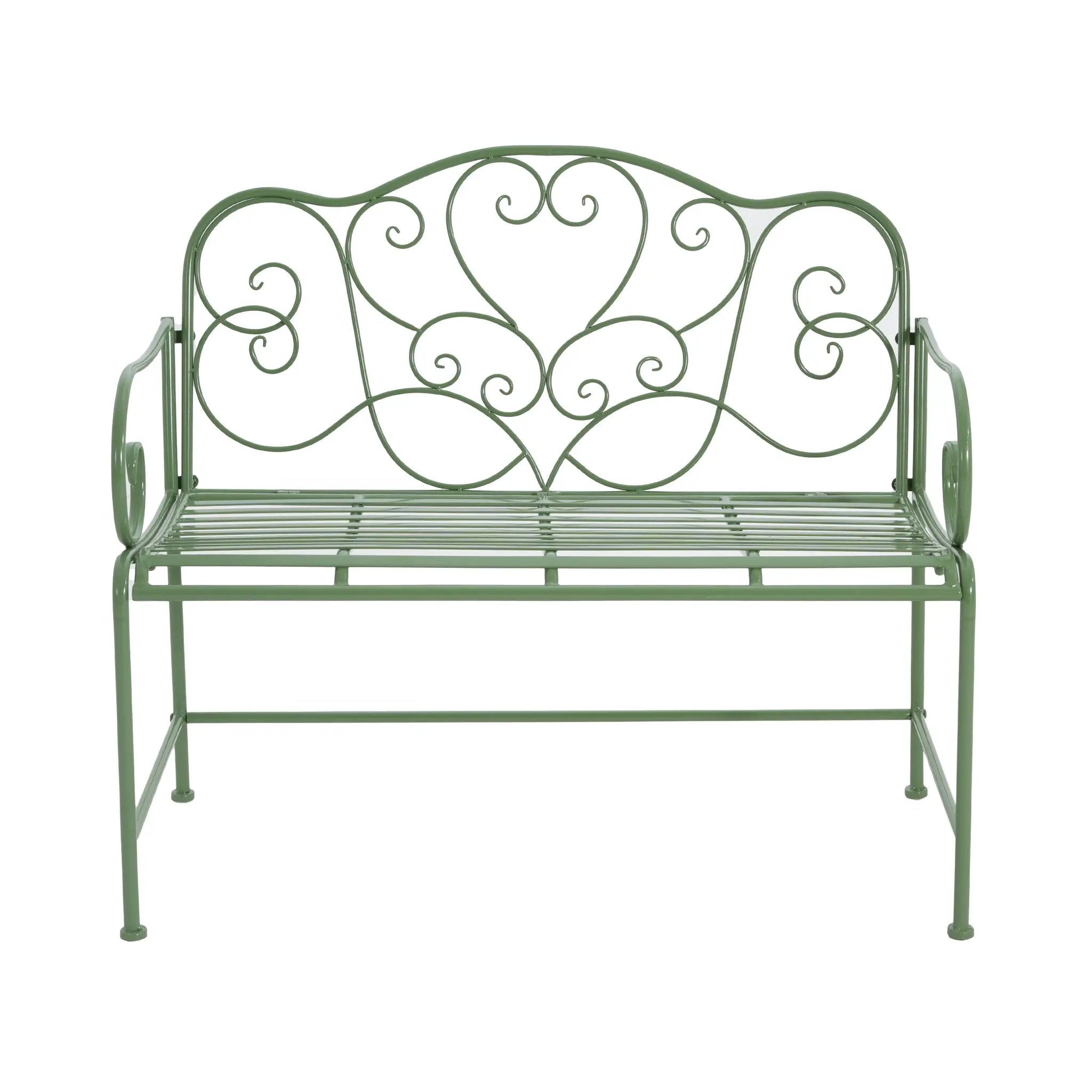 Sunnydaze Outdoor Garden Bench - Green by HouseOfZazla