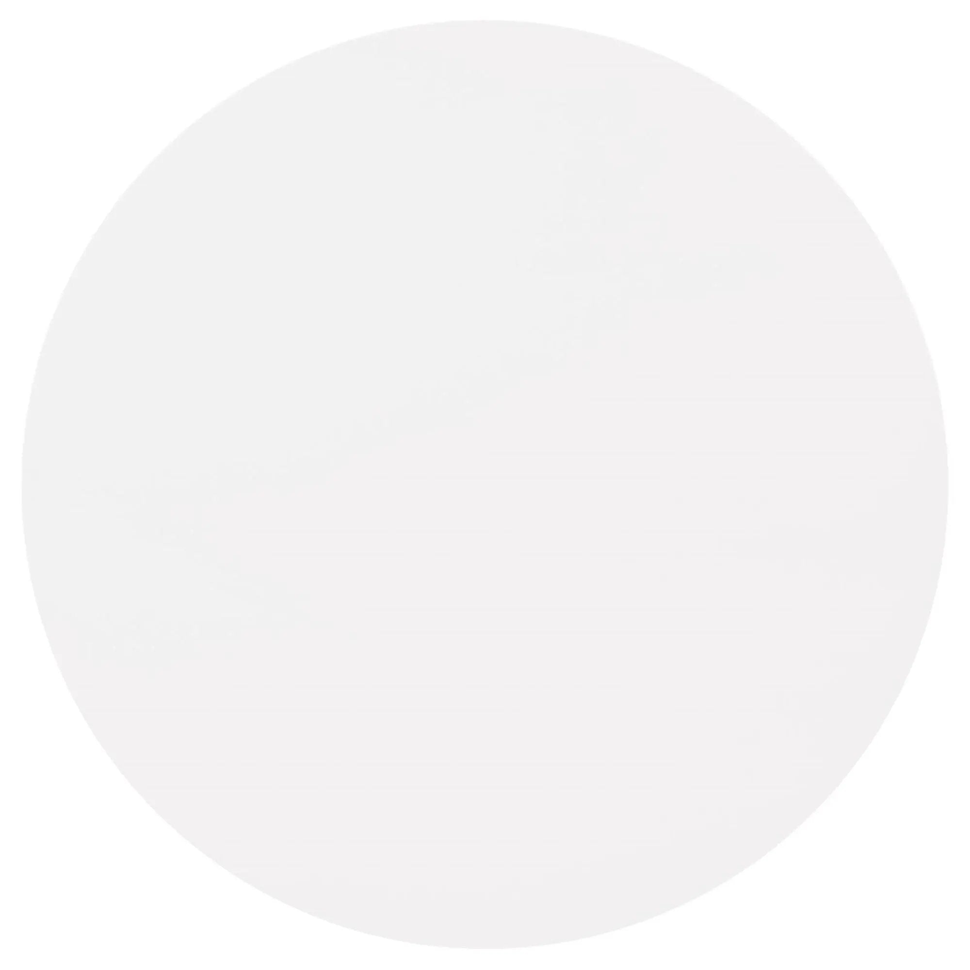 Round Dining Table - White