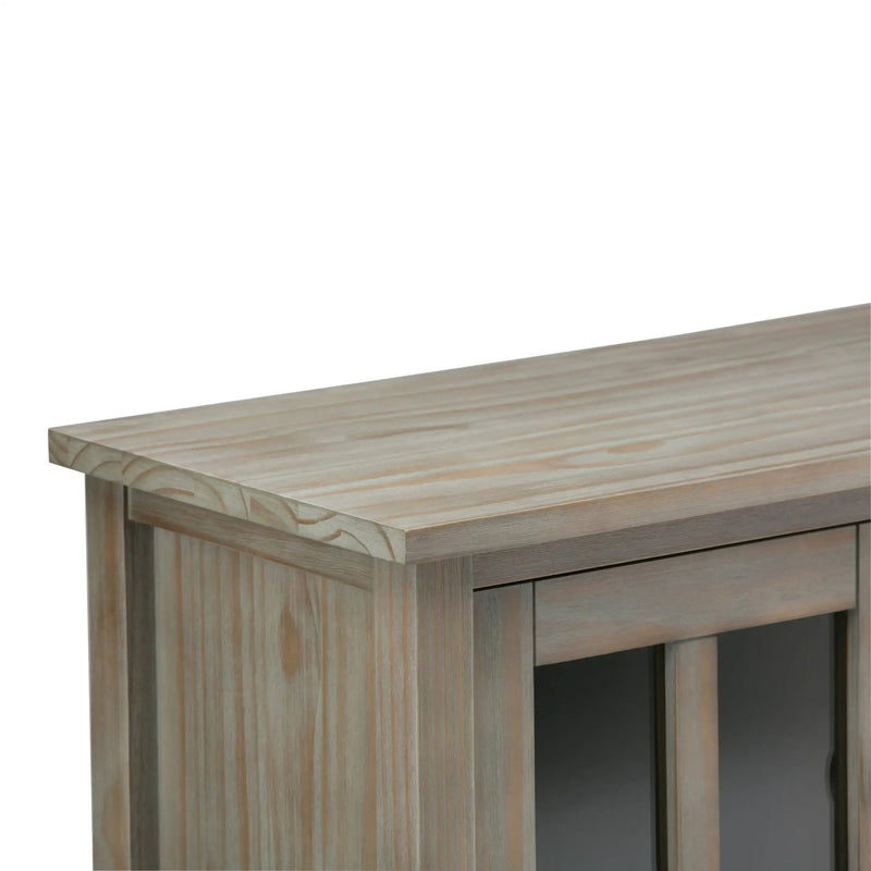 Warm Shaker - Handcrafted Low Storage Cabinet by Unique Piece Furniture