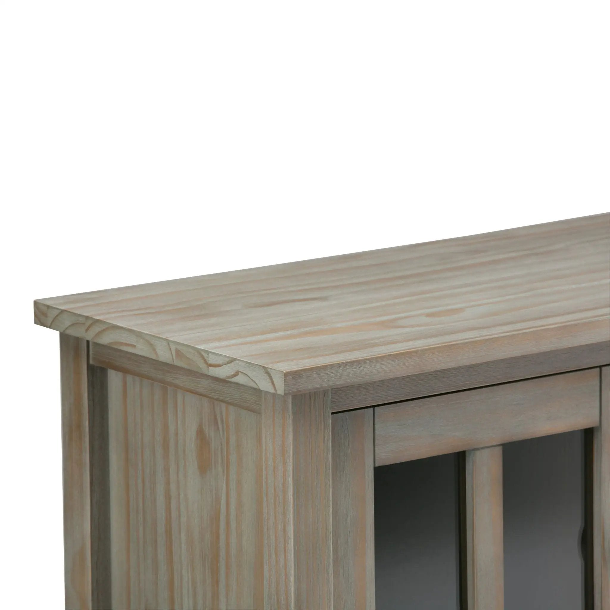 Warm Shaker - Handcrafted Low Storage Cabinet by Unique Piece Furniture