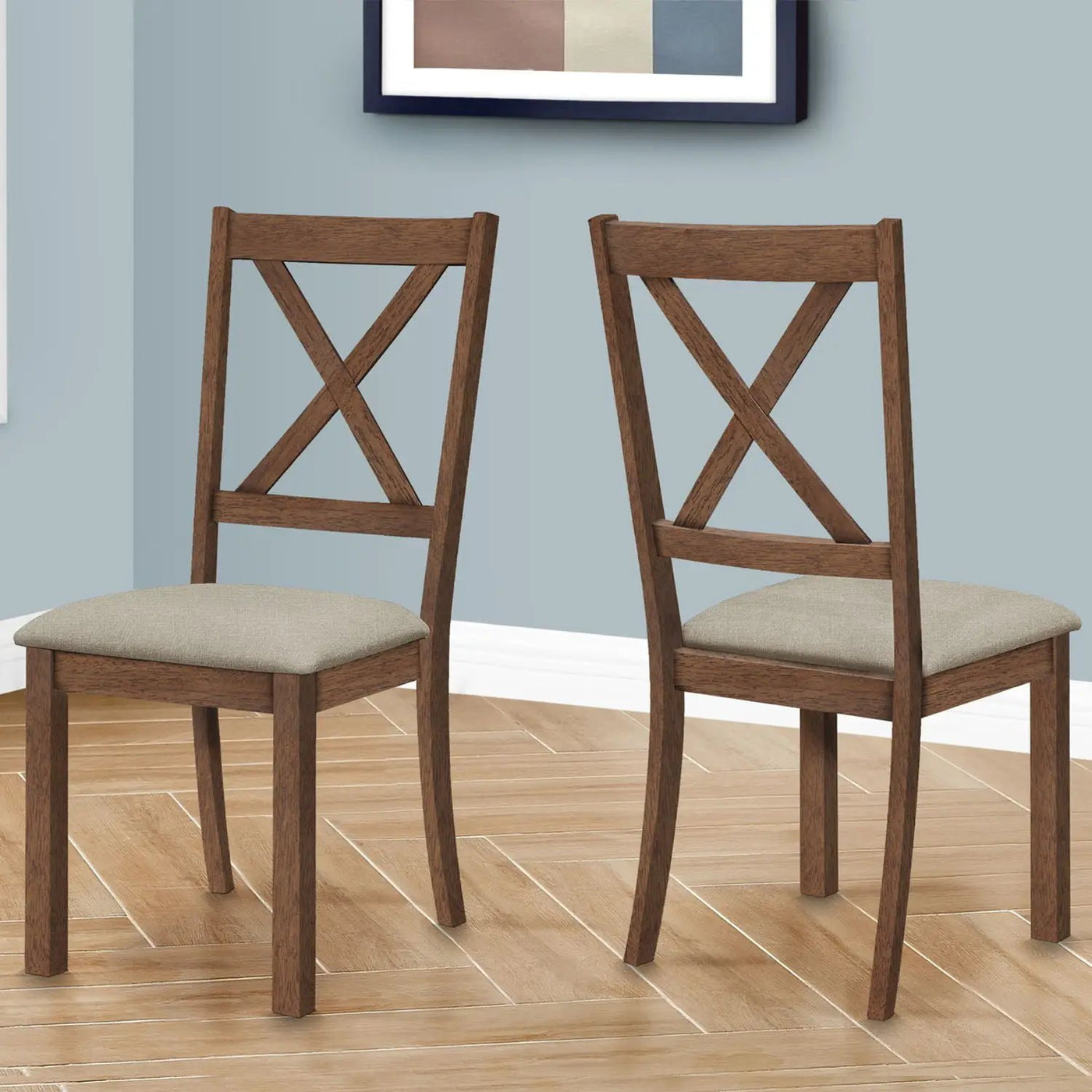 Dining Chair Side, Upholstered For Dining Room, Transitional (Set of 2) by Unique Piece Furniture