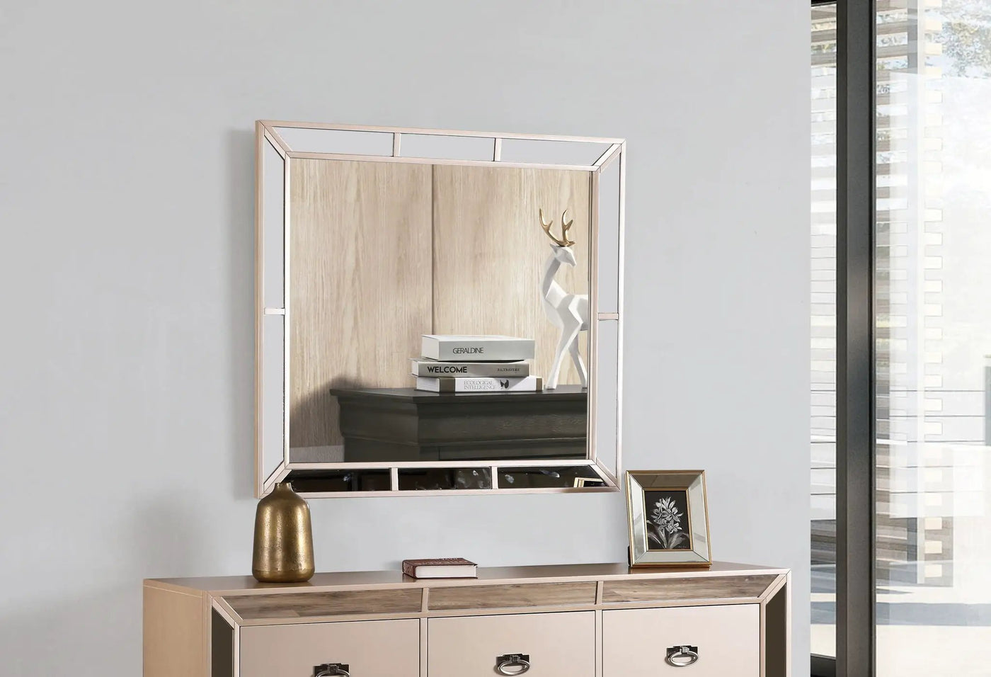 Elegant Contemporary Mirror by Unique Piece Furniture