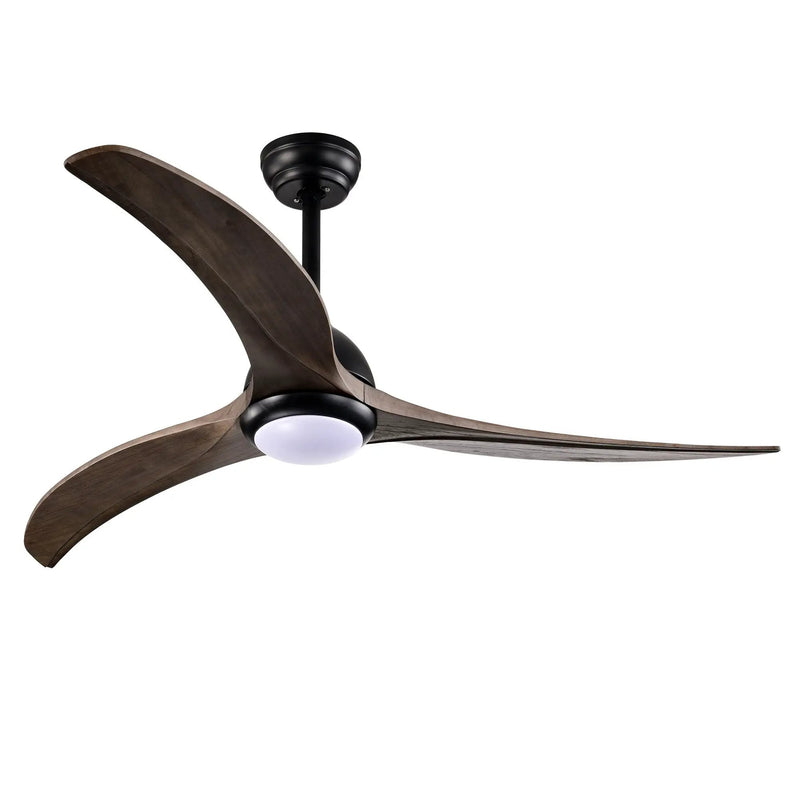 Indoor Outdoor Ceiling Fan With Light With Remote Control, Noiseless Reversible Motor, 6 Speed, 3 Color by HouseOfZazla