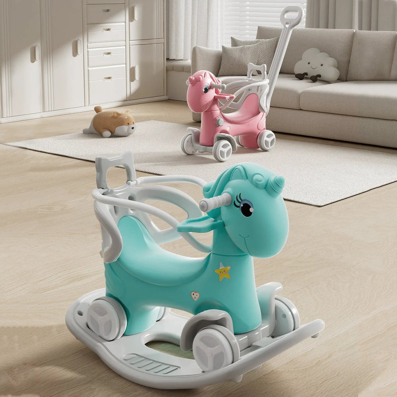 Rocking Horse for Toddlers - Balance Bike Ride-On Toy by HouseOfZazla