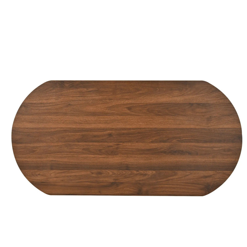 Lift Top Coffee Table With Hidden Compartment, Modern Oval Lift Tabletop For Home Living Room by HouseOfZazla