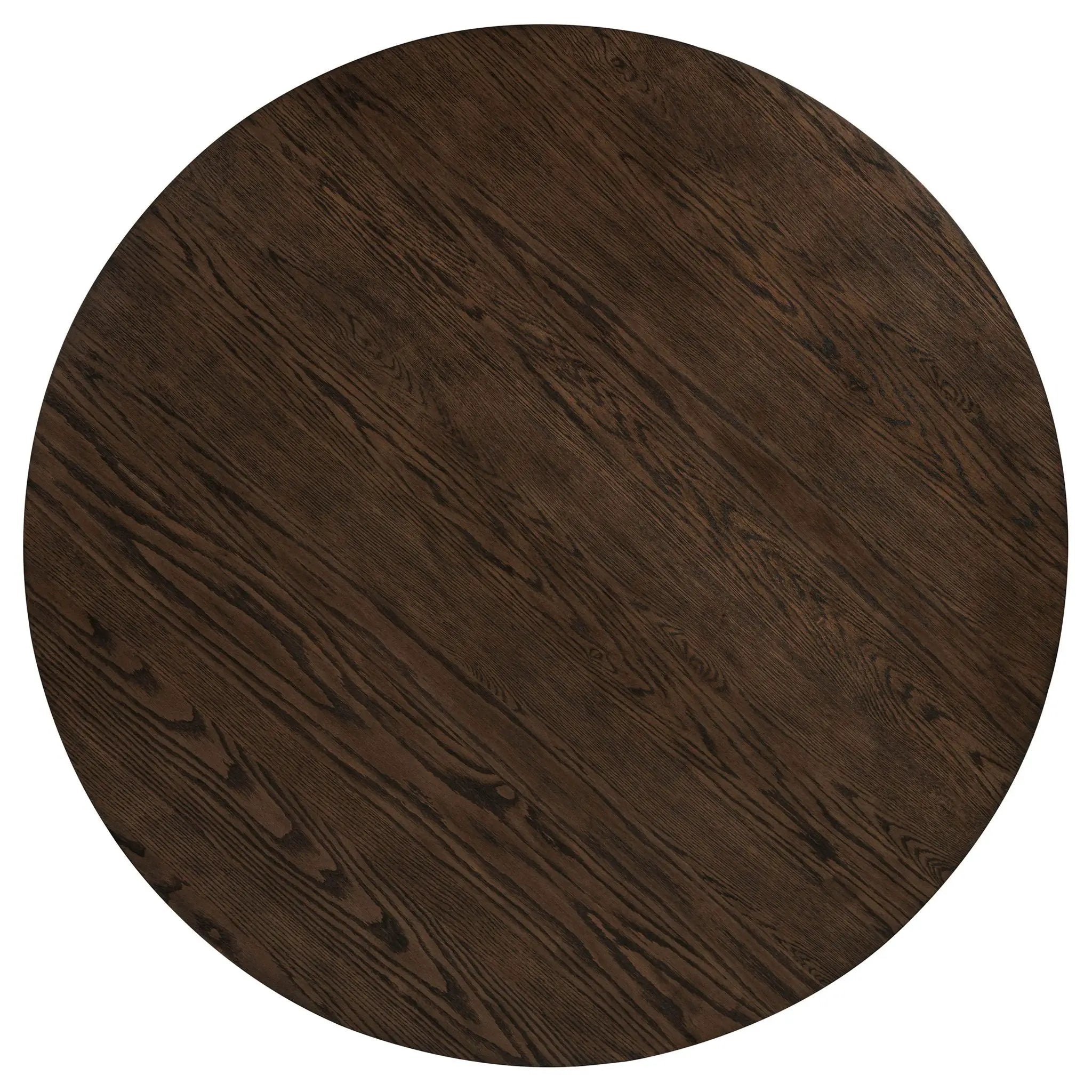 Ridgewell 5-piece Round Pedestal Dining Set Dark Oak by Unique Piece Furniture