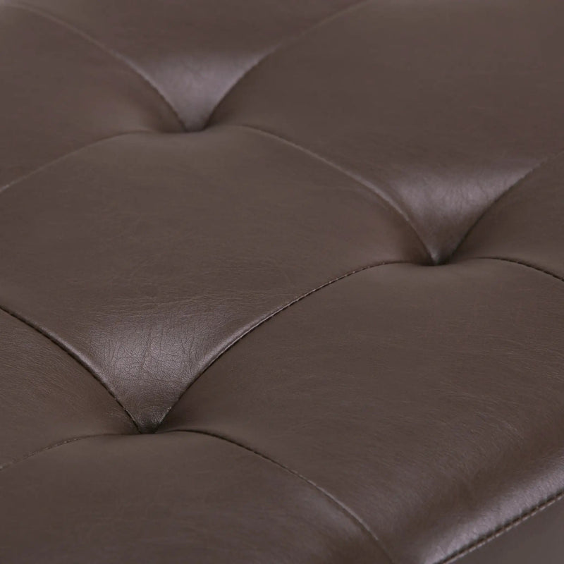 Cosmopolitan - Storage Ottoman - Chocolate Brown by Unique Piece Furniture