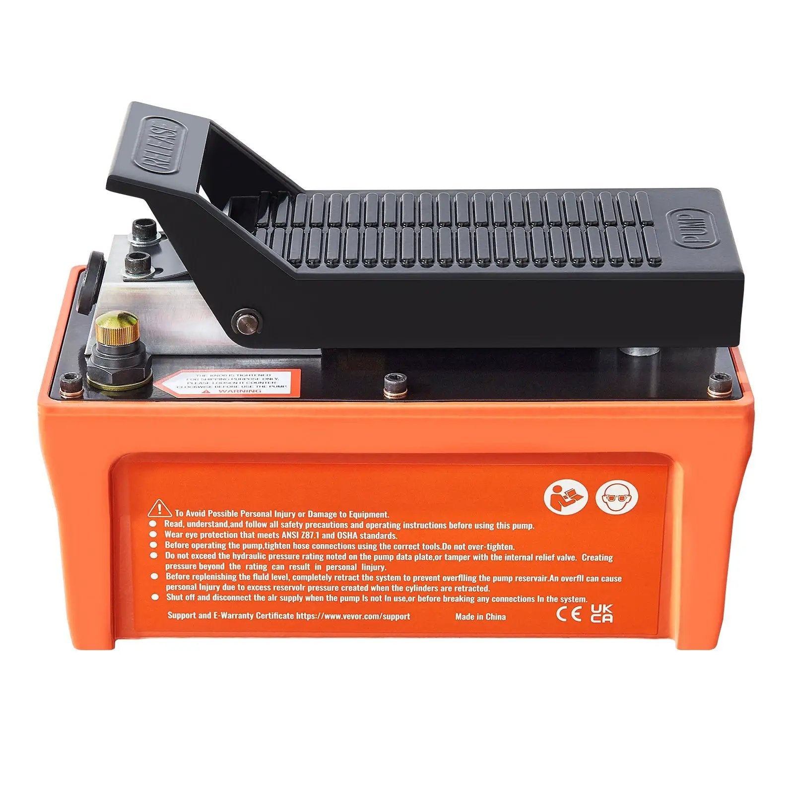 Air Hydraulic Pump with 10,000 PSI Capacity and 1/2 Gal Reservoir by HouseOfZazla