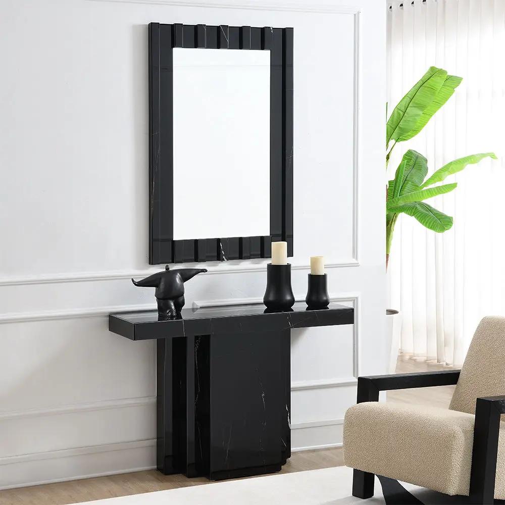 Drisana - Accent Mirror - Black Mirrored by Unique Piece Furniture