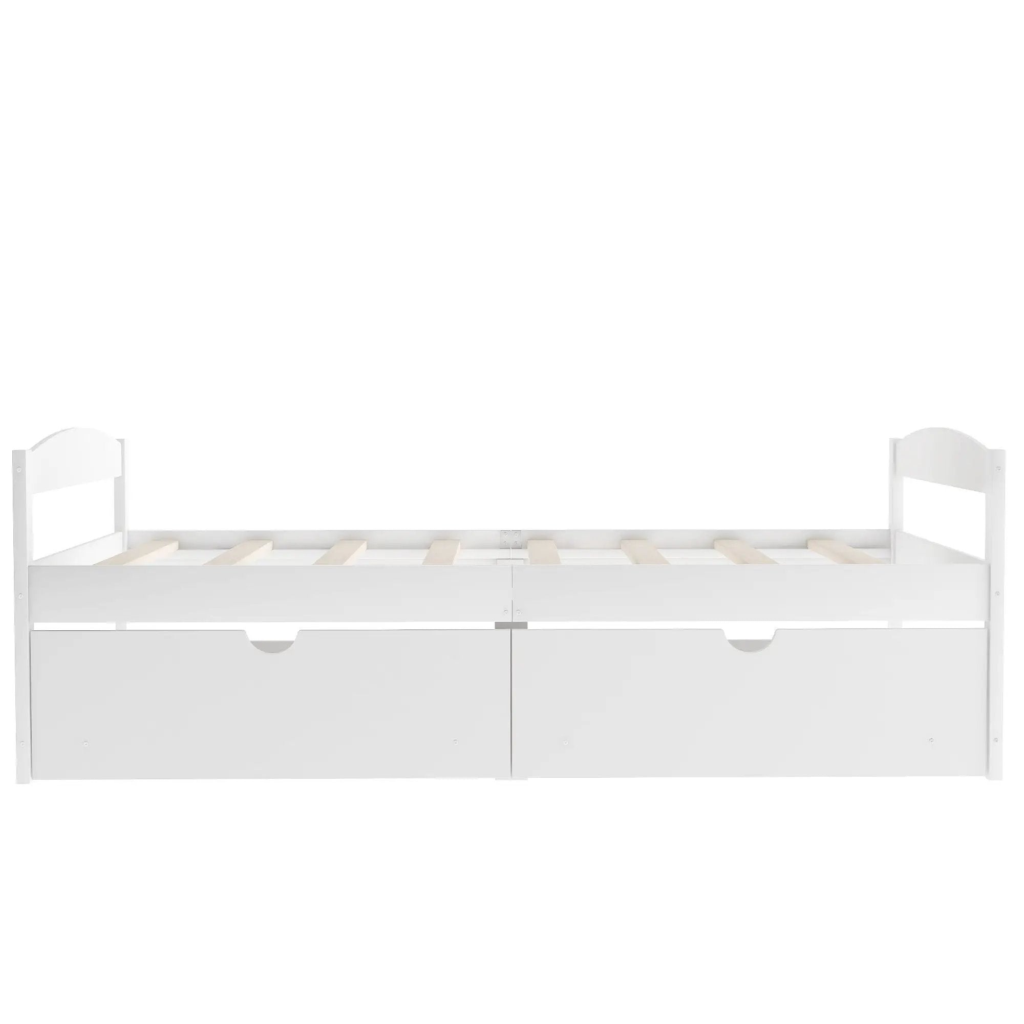 Platform Bed With 2 Drawers