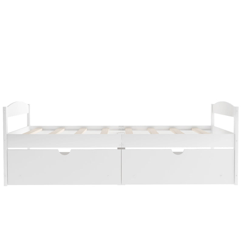 Platform Bed With 2 Drawers