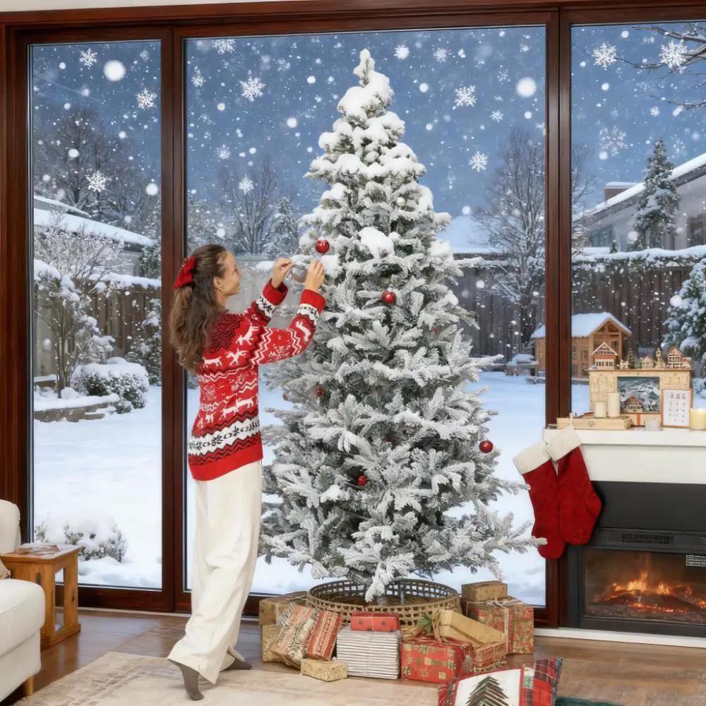 9 Ft Artificial Christmas Tree With Realistic Branches by HouseOfZazla