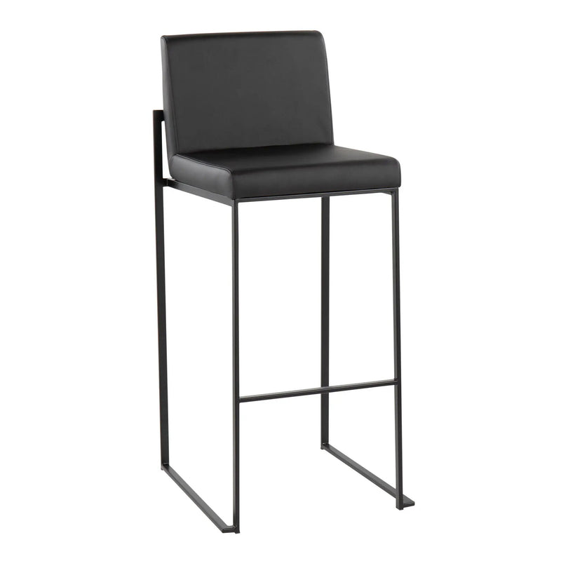 Fuji - Contemporary High Back Barstool Elegant Design by HouseOfZazla