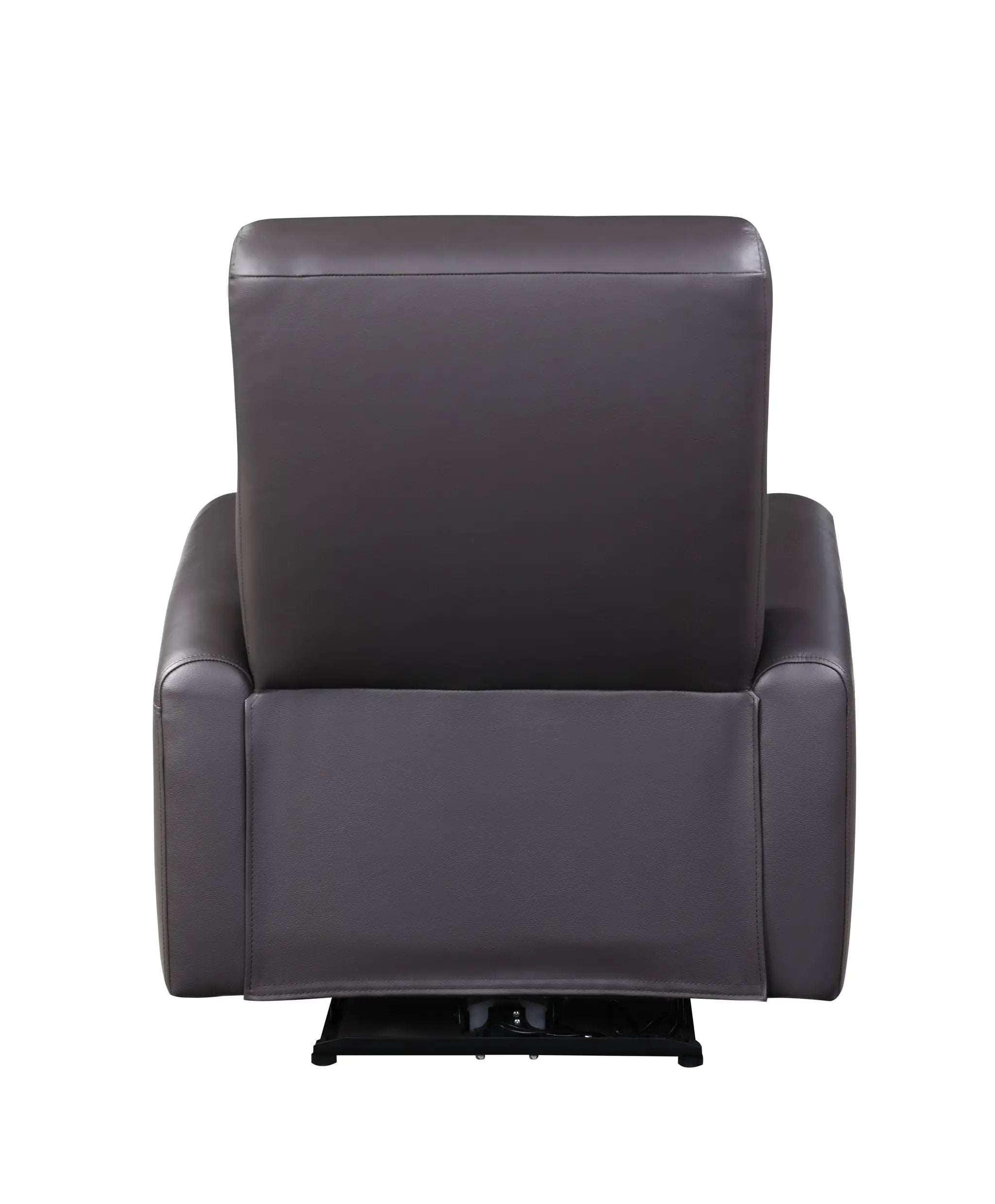 Blane - Top Grain Leather Match Power Motion Recliner - Brown by Unique Piece Furniture